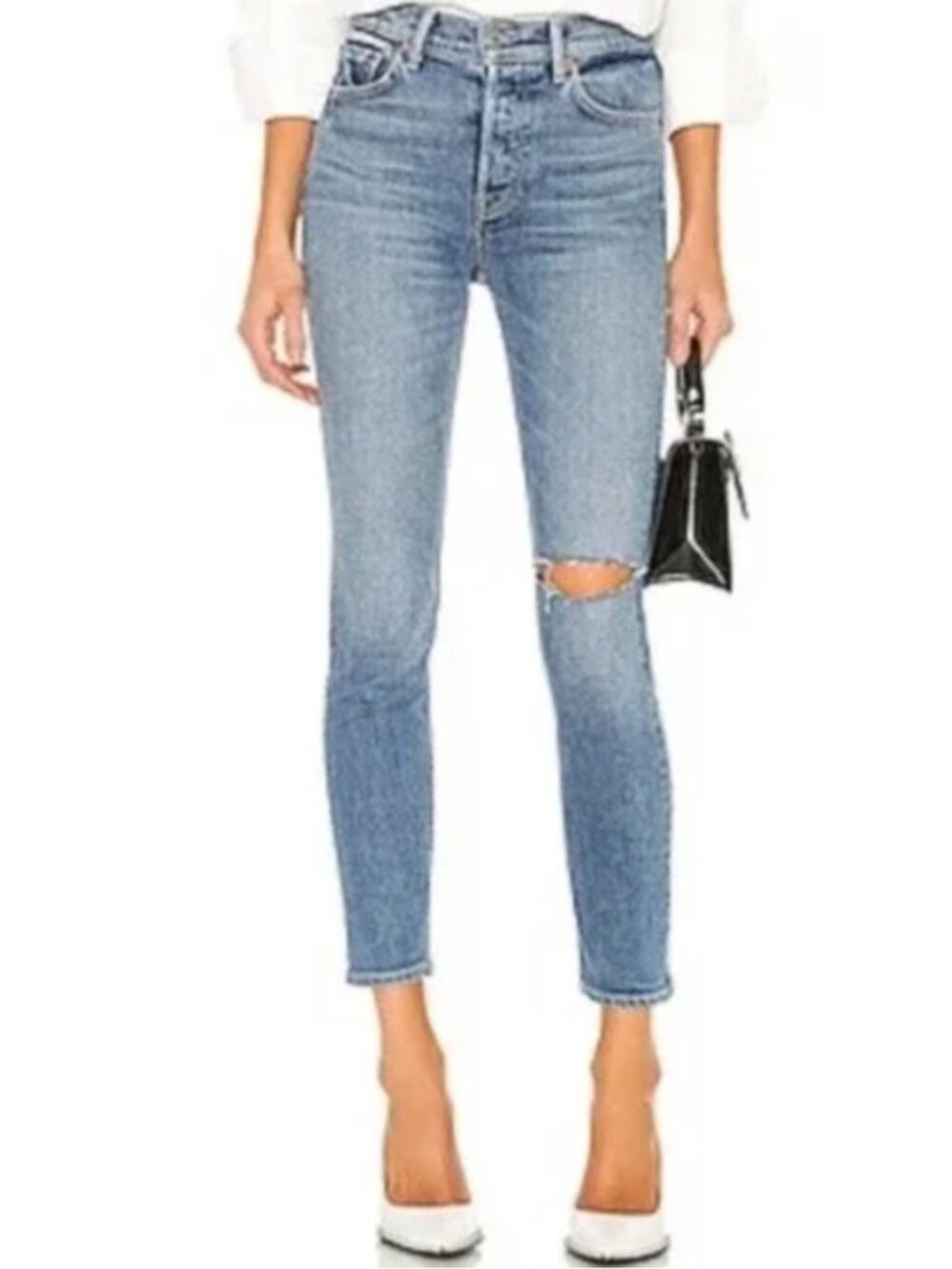 GRLFRND Karolina High Rise Straight  Crop 24